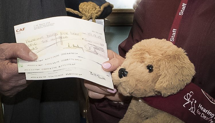 Donation to Hearing Dogs for the Deaf
